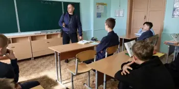 Встреча с участковым инспектором ИДН Борисовского РУВД